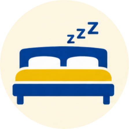 Comfortable sleeping