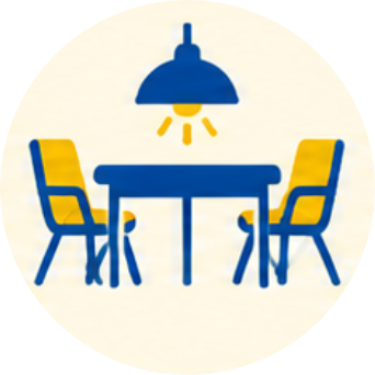 Kitchen & Dining for 6
